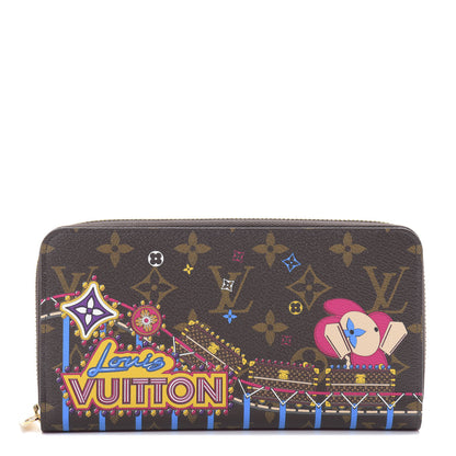 Louis Vuitton Monogram 2020 Christmas Animation Zippy Wallet Pivoine 1 of 8