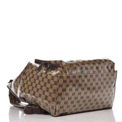 Gucci Crystal Monogram Backpack Dark Brown 4 of 7