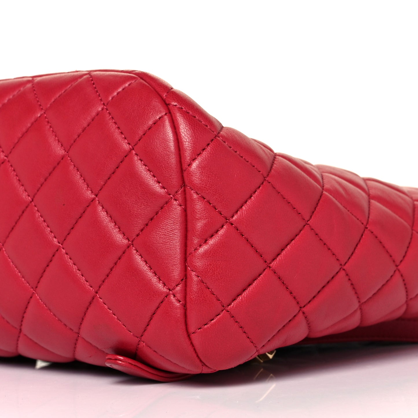 Lambskin Quilted Small Urban Spirit Backpack Red