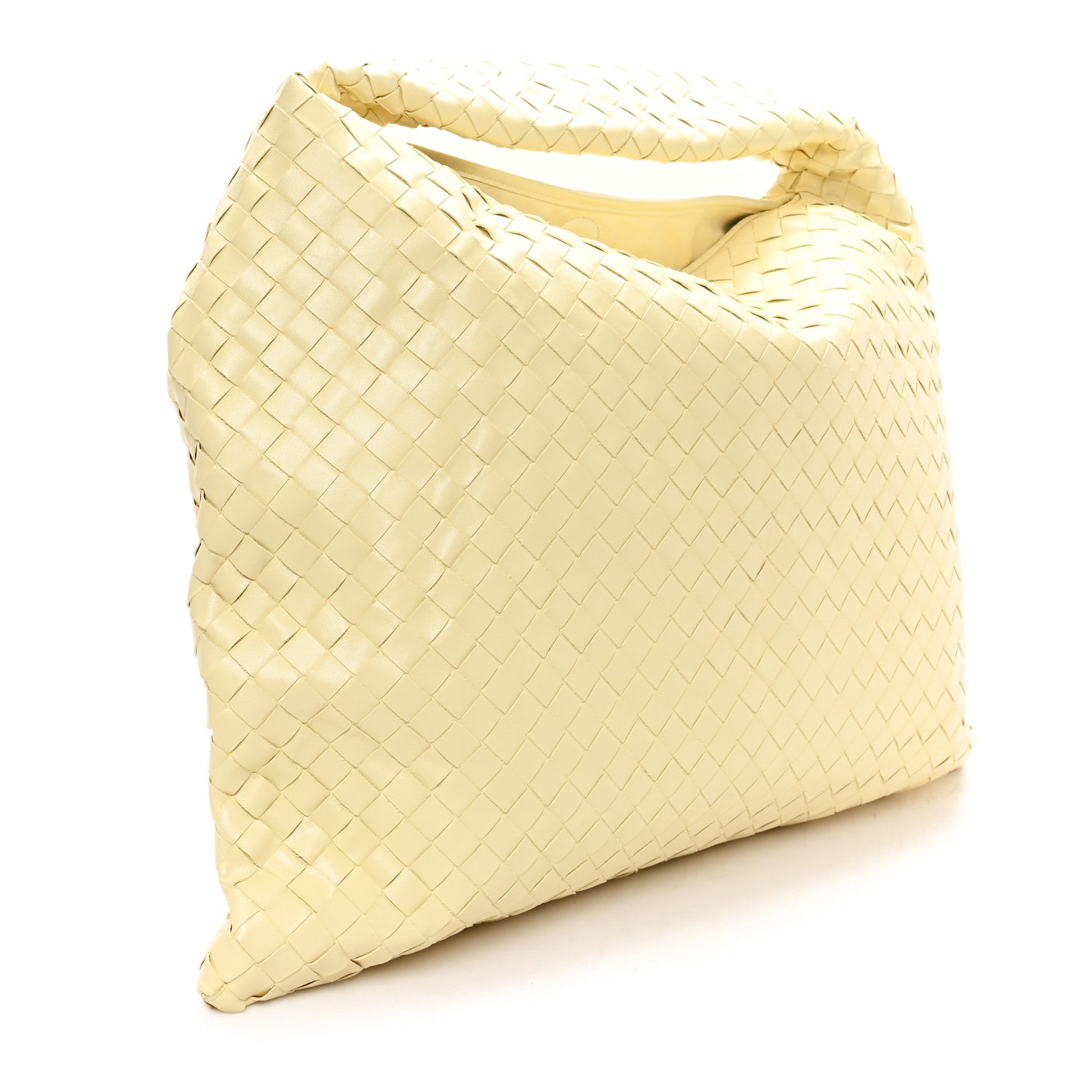 Bottega Veneta Calfskin Intrecciato Large Hop Camomile 1709727