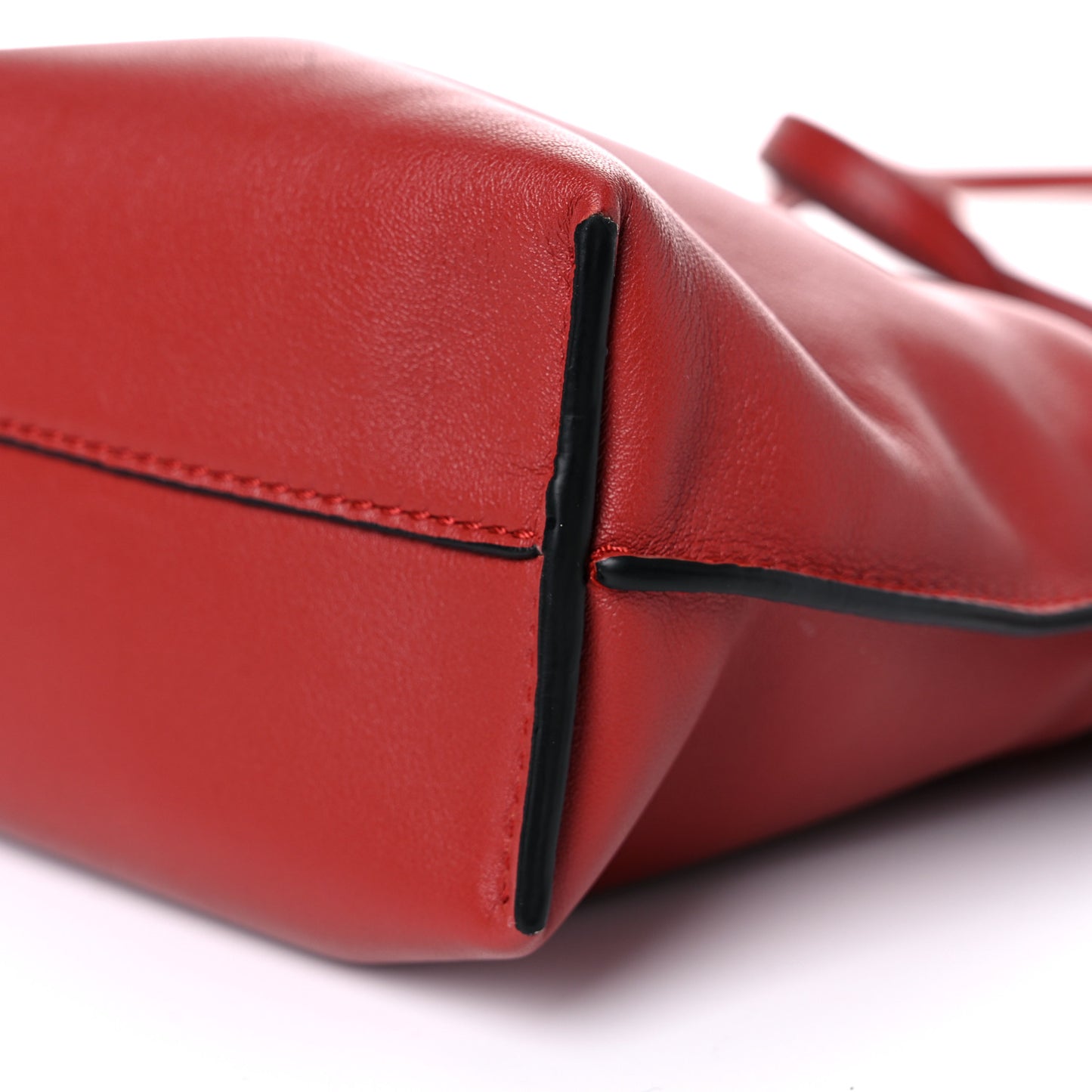 Calfskin Mini Flamenco Knot Clutch Red
