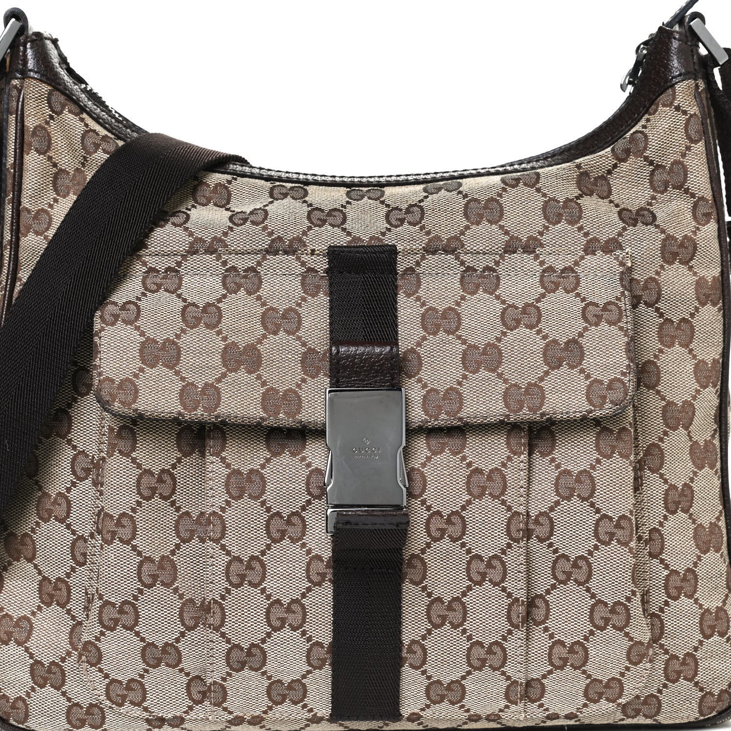 Monogram Messenger Bag Dark Brown