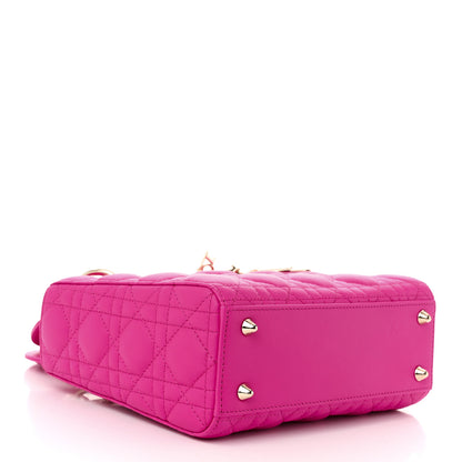 Christian Dior Lambskin Cannage Small My ABCDior Lady Dior Rani Pink 4 of 11