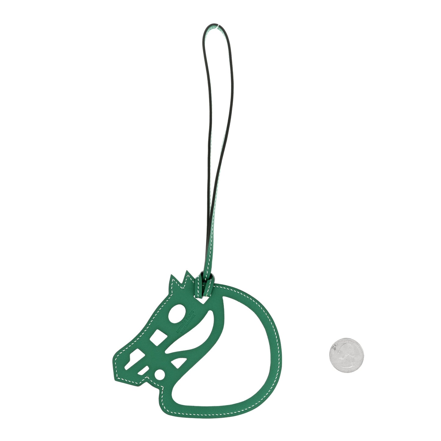 Swift Paddock Cheval Horse Bag Charm Vert Vertigo