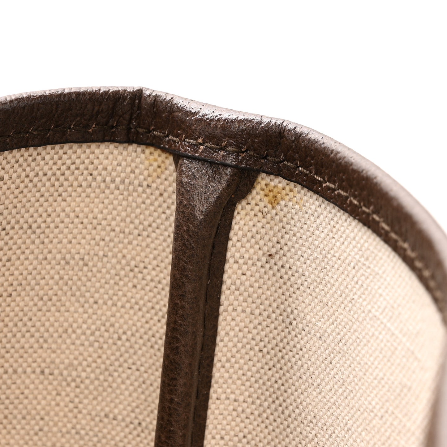 GG Supreme Monogram Textured Dollar Calfskin Web Large Ophidia Tote Beige Ebony New Acero