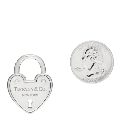 Tiffany Sterling Silver Heart Lock Pendant 2 of 3