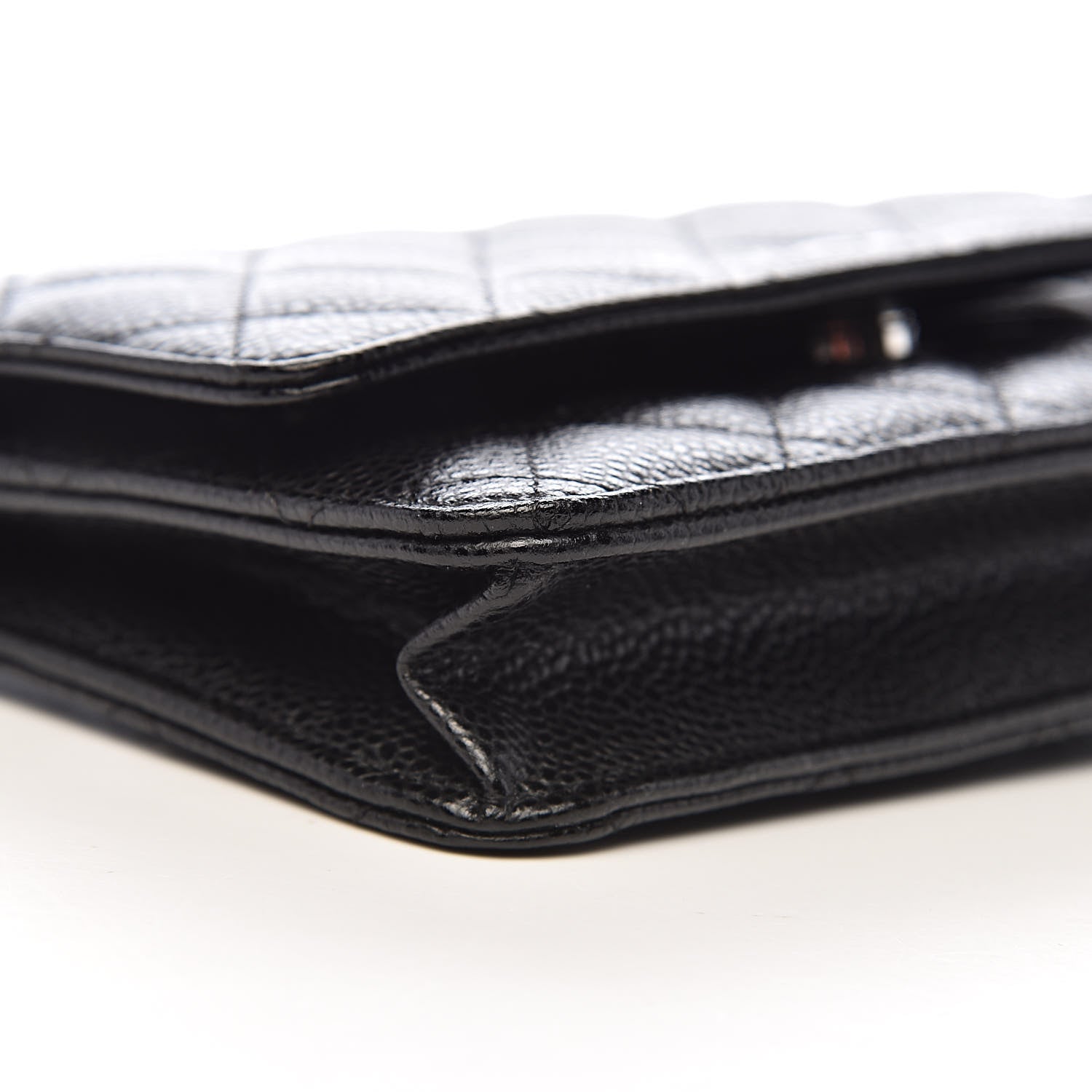 Chanel Caviar Quilted Wallet On Chain WOC Black 10 of 13