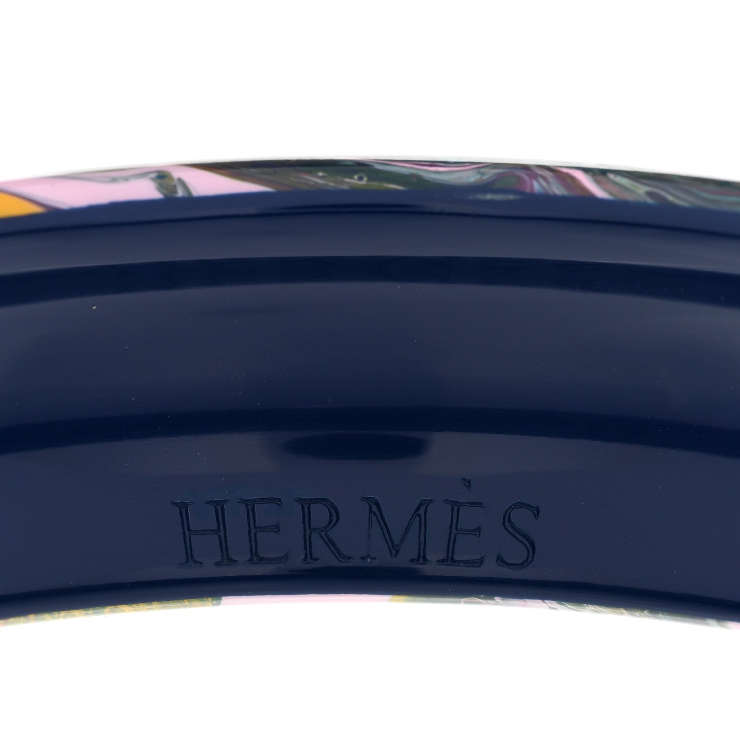 Hermes Lacquered Wood Marbling Bracelet T1 4 of 6
