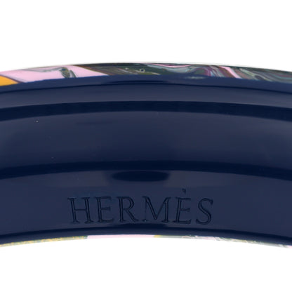Hermes Lacquered Wood Marbling Bracelet T1 4 of 6