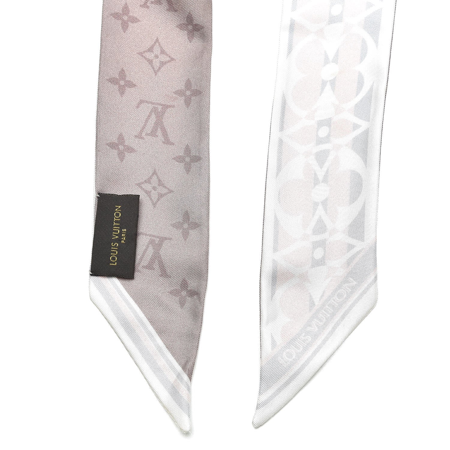 Louis Vuitton Silk Monogram Flower Ink BB Bandeau Light Pink 3 of 7