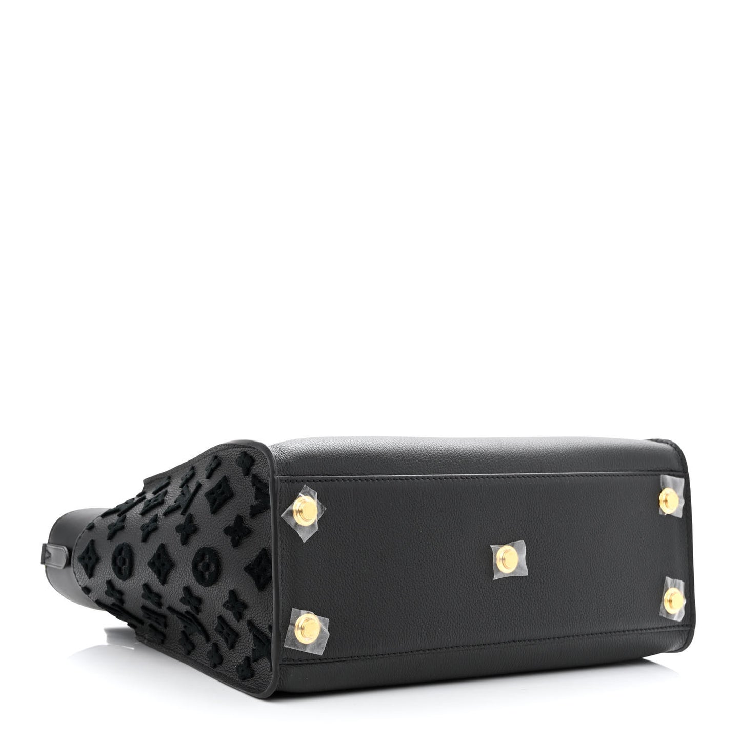 Calfskin Monogram Tufting On My Side Black