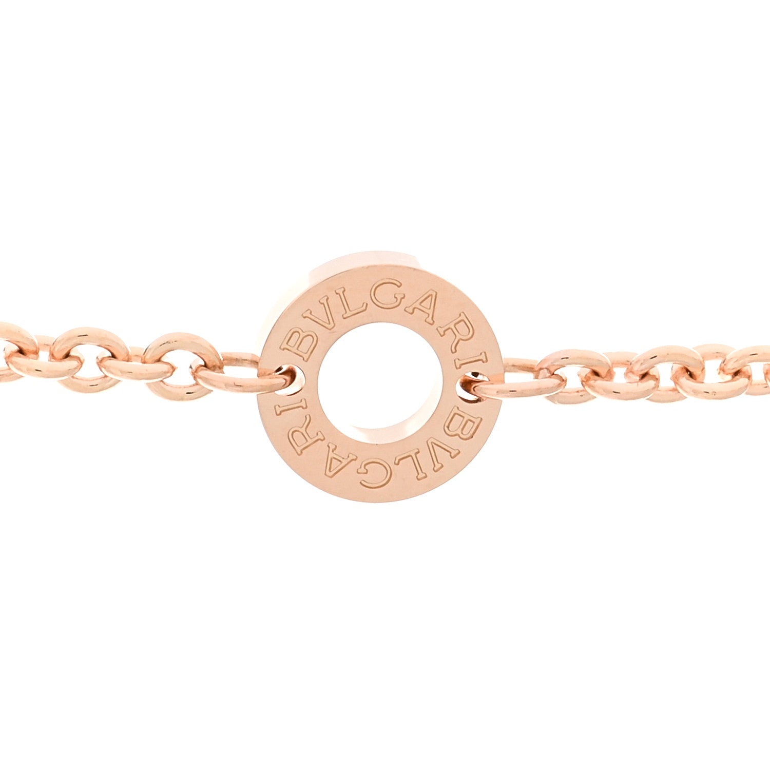 Bulgari 18K Rose Gold Black Ceramic B.Zero1 Pendant Necklace 4 of 5