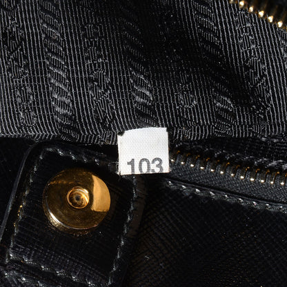 Prada Saffiano Vernice Tote Black 8 of 10