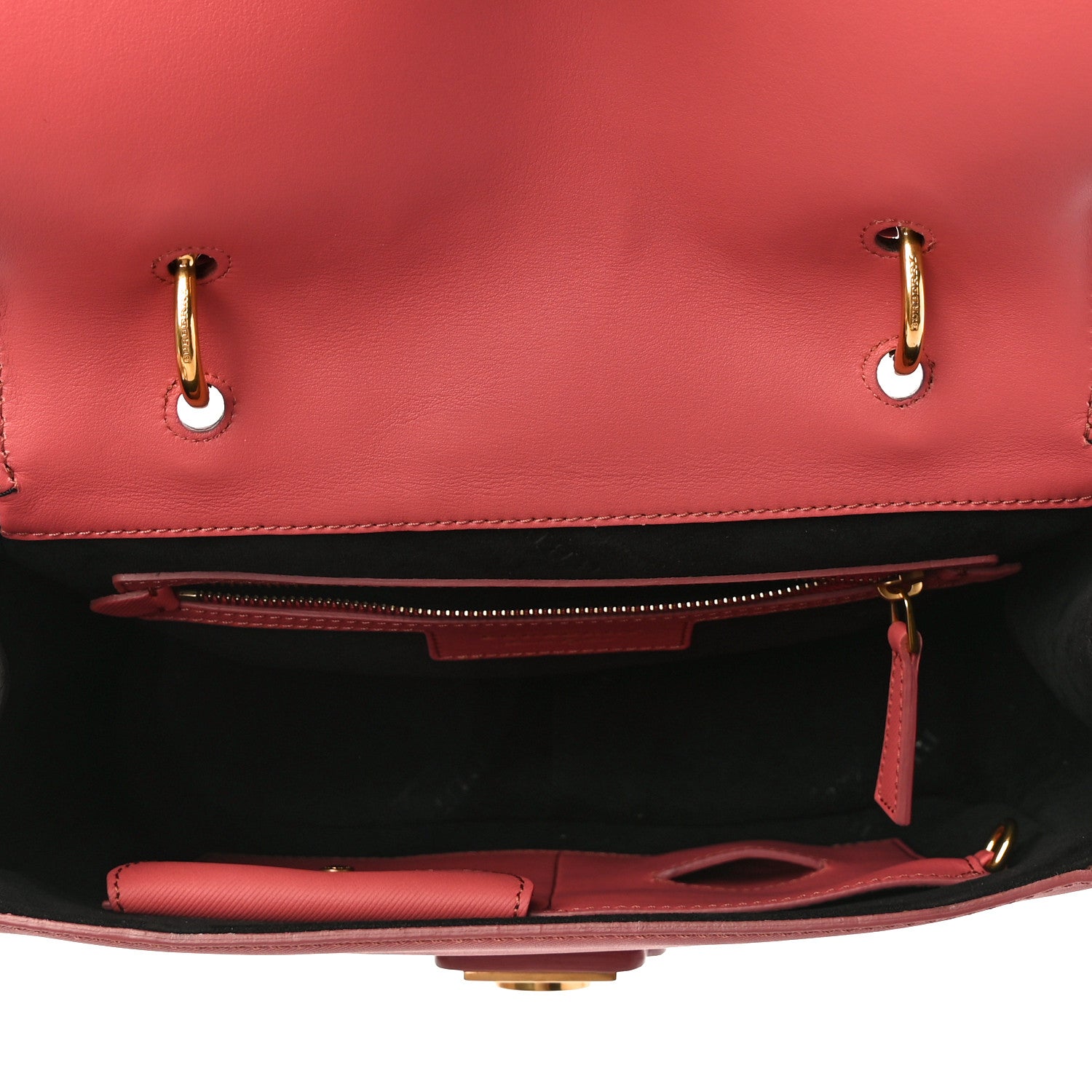 Burberry Trench Calfskin Medium DK88 Top Handle Bag Blossom Pink 5 of 9