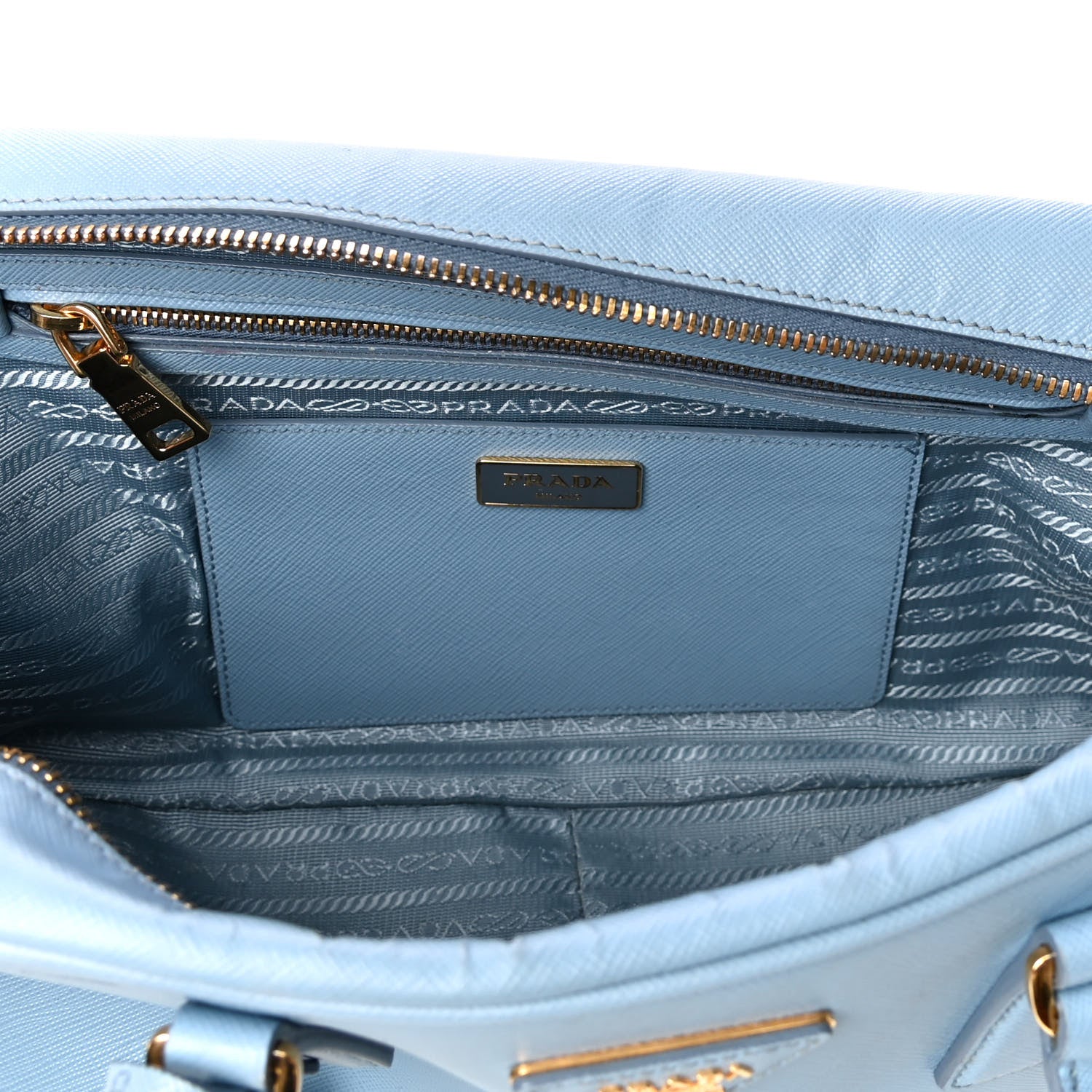 Prada Saffiano Lux Bowler Astrale 4 of 4