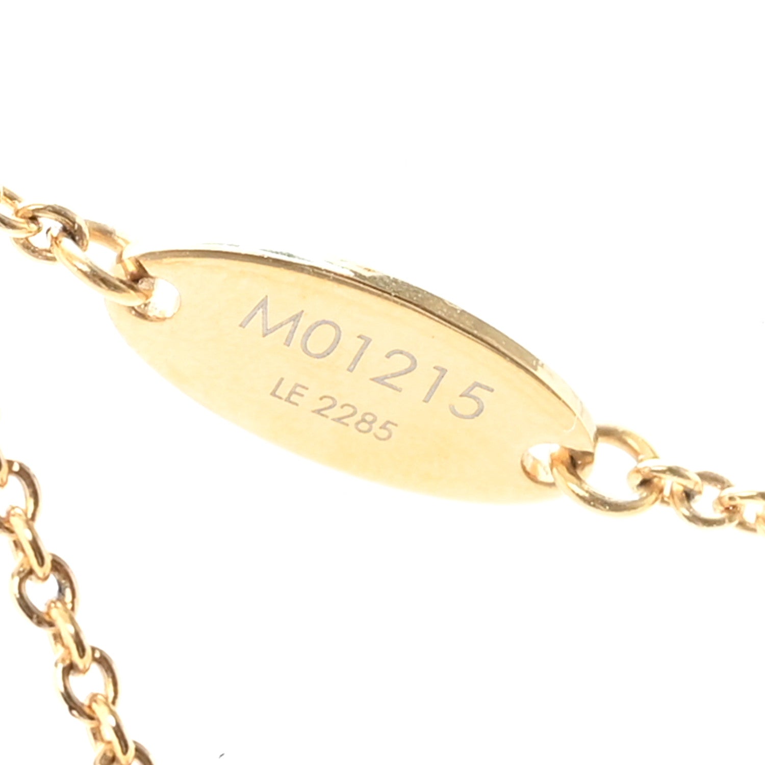 Louis Vuitton Enamel LV Iconic Necklace Gold Pink 5 of 6