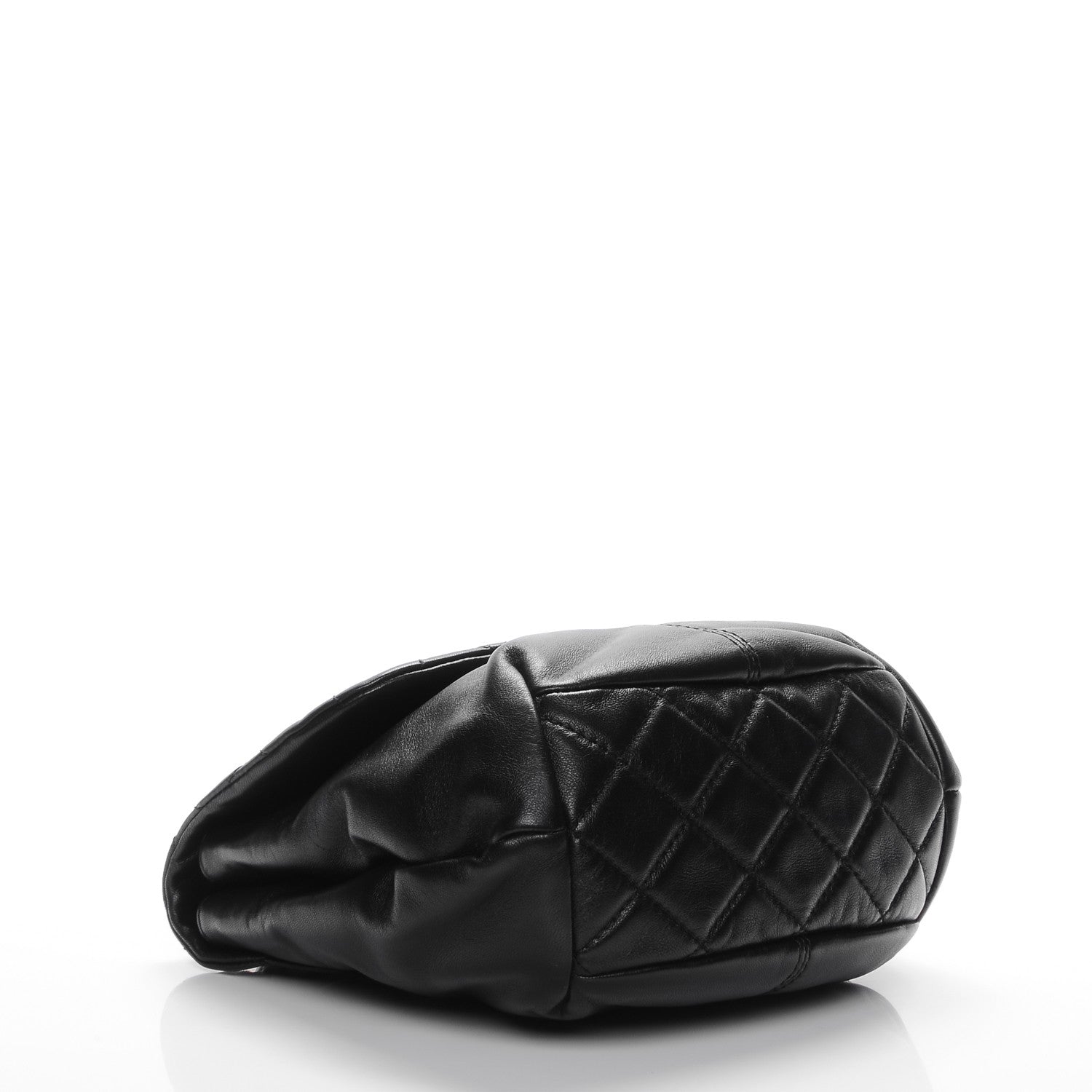 Chanel Shiny Lambskin Quilted Mini Trianon Messenger Flap Black 4 of 6