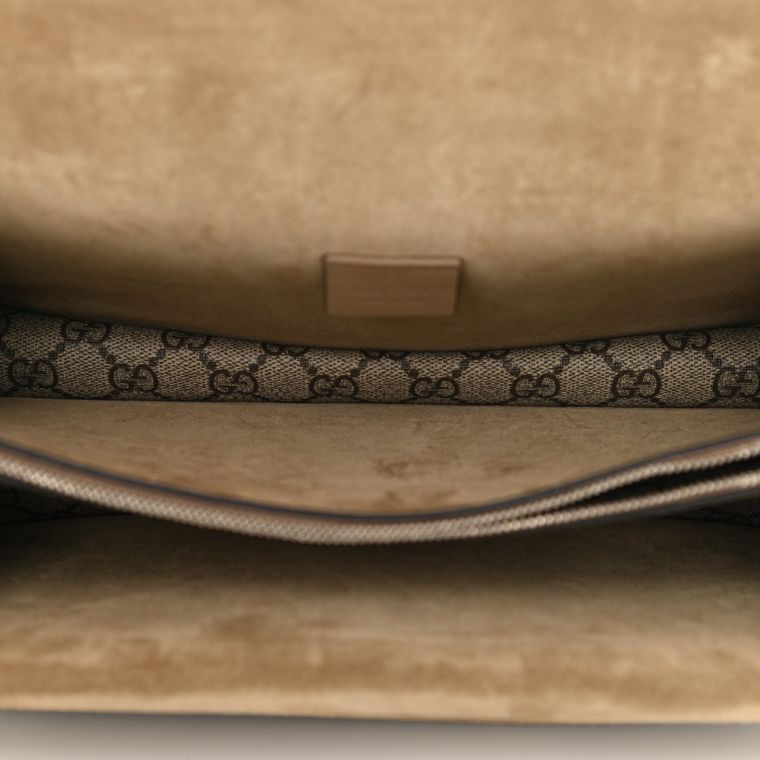 Gucci GG Supreme Monogram Small Dionysus Shoulder Bag Taupe 5 of 12