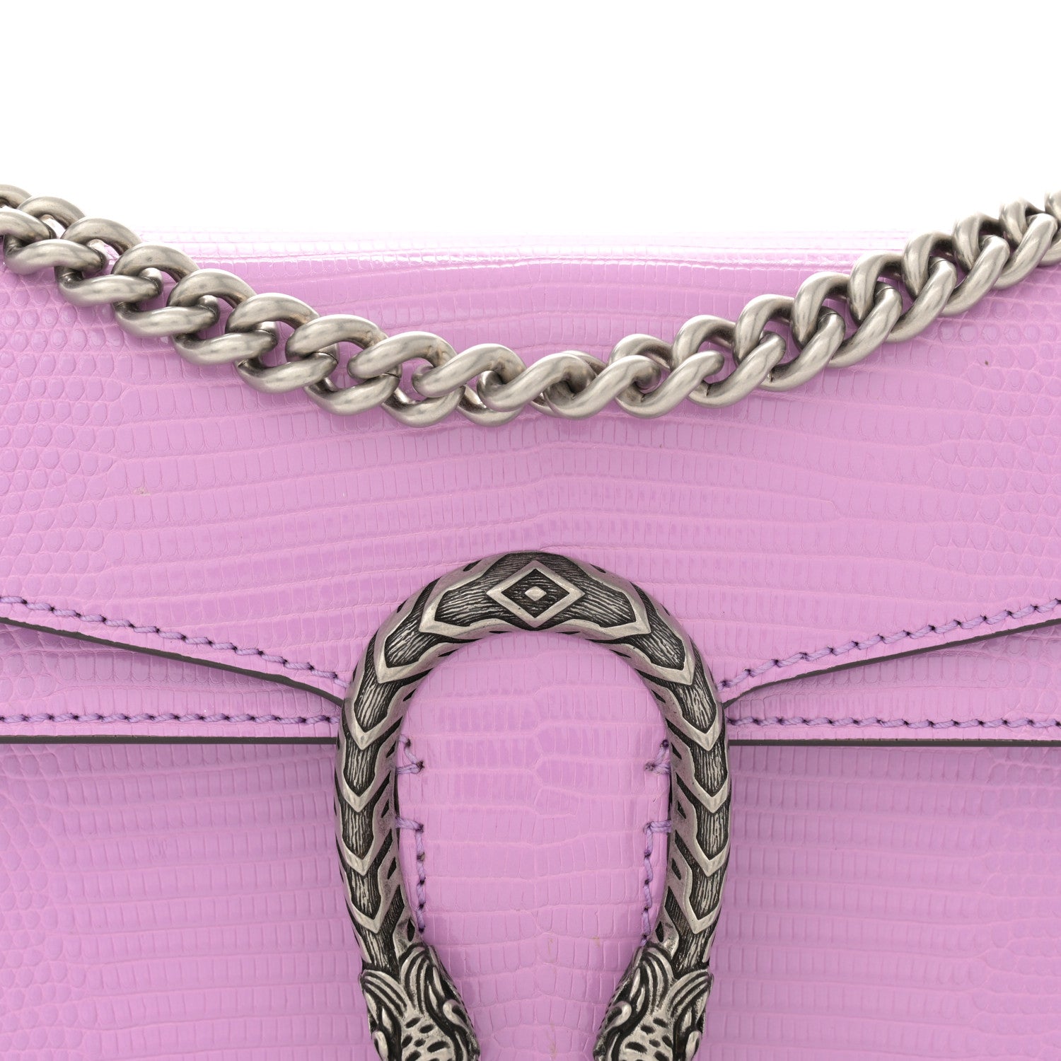 Gucci Lizard Small Dionysus Shoulder Bag Pink 8 of 11