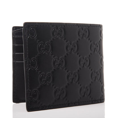 Gucci Guccissima Signature Dorian Bi-Fold Wallet Black 3 of 10
