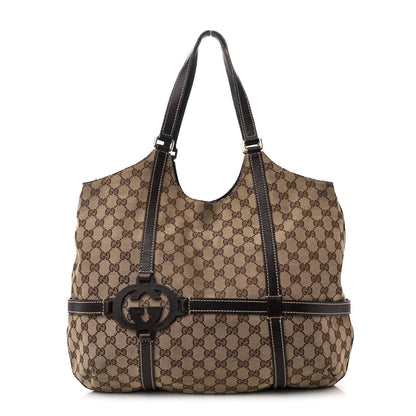 Gucci Monogram GG Royal Hobo Dark Brown 1 of 14
