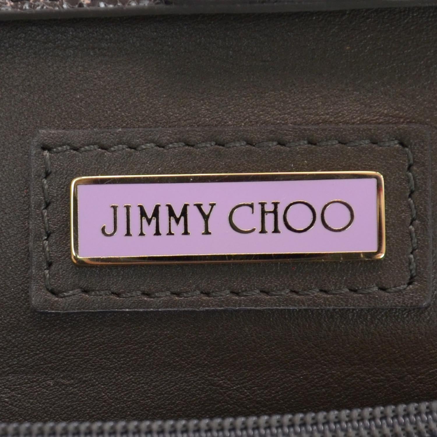 Jimmy Choo Lizard Embossed Ruby Flap Bag 6 of 8