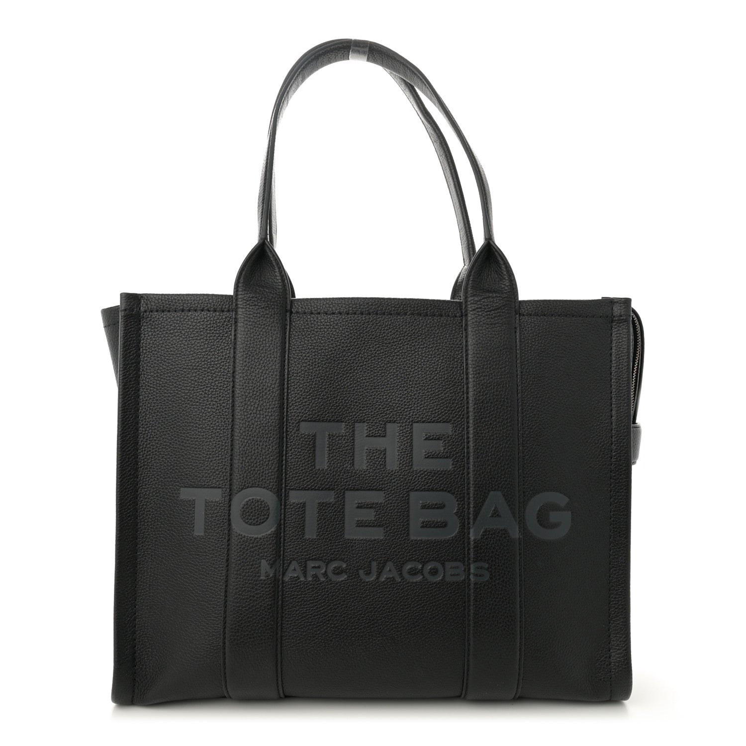 Marc Jacobs Grained Calfskin Large The Tote Bag Black 1 of 11