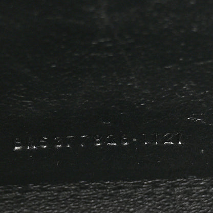 Saint Laurent Grain De Poudre Matelasse Chevron Monogram Chain Wallet Black 7 of 12
