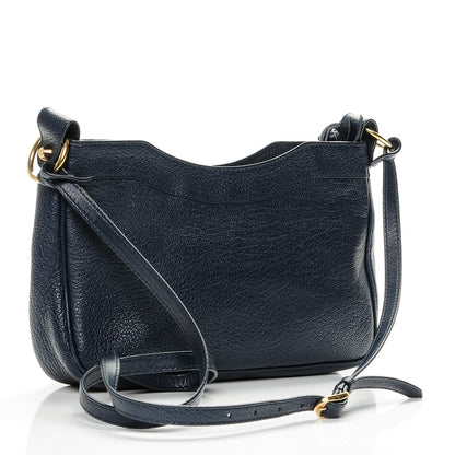 Balenciaga Chevre Gold Metallic Edge Hardware Hip Bleu Nuit 3 of 7