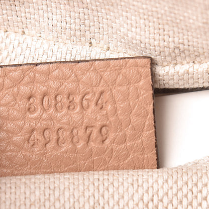 Gucci Pebbled Calfskin Small Soho Disco Bag Camelia 7 of 12