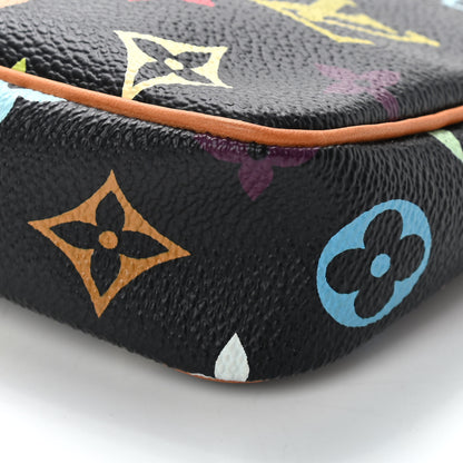 Louis Vuitton Monogram Multicolor Pochette Accessories Black 9 of 9