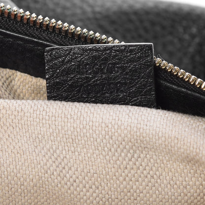 Gucci Pebbled Calfskin Medium Soho Chain Hobo Black 7 of 7