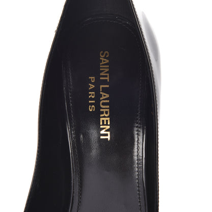 Saint Laurent Patent Calfskin Zoe 85 Pumps 37 Black 7 of 9