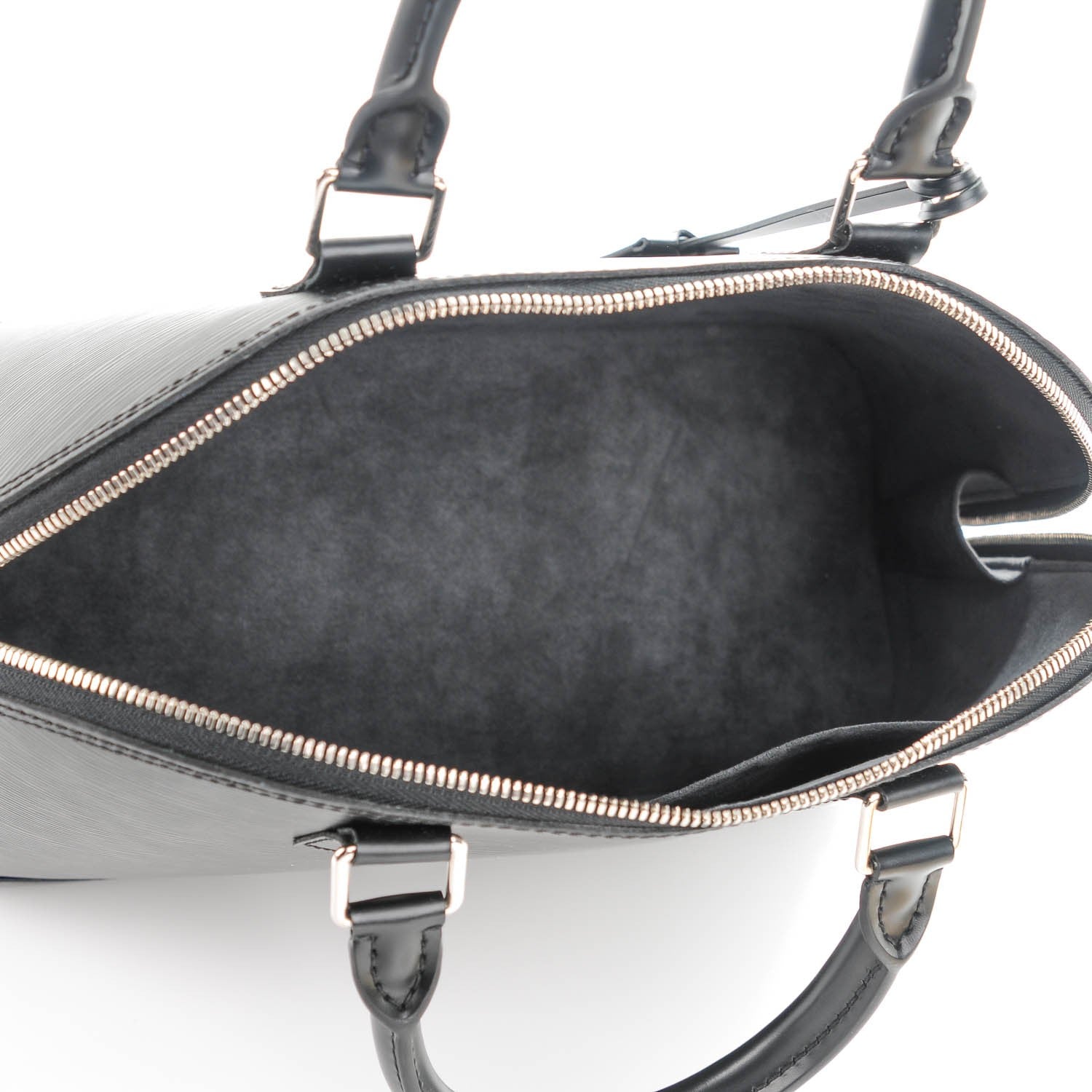 Louis Vuitton Epi Alma MM Black 6 of 8