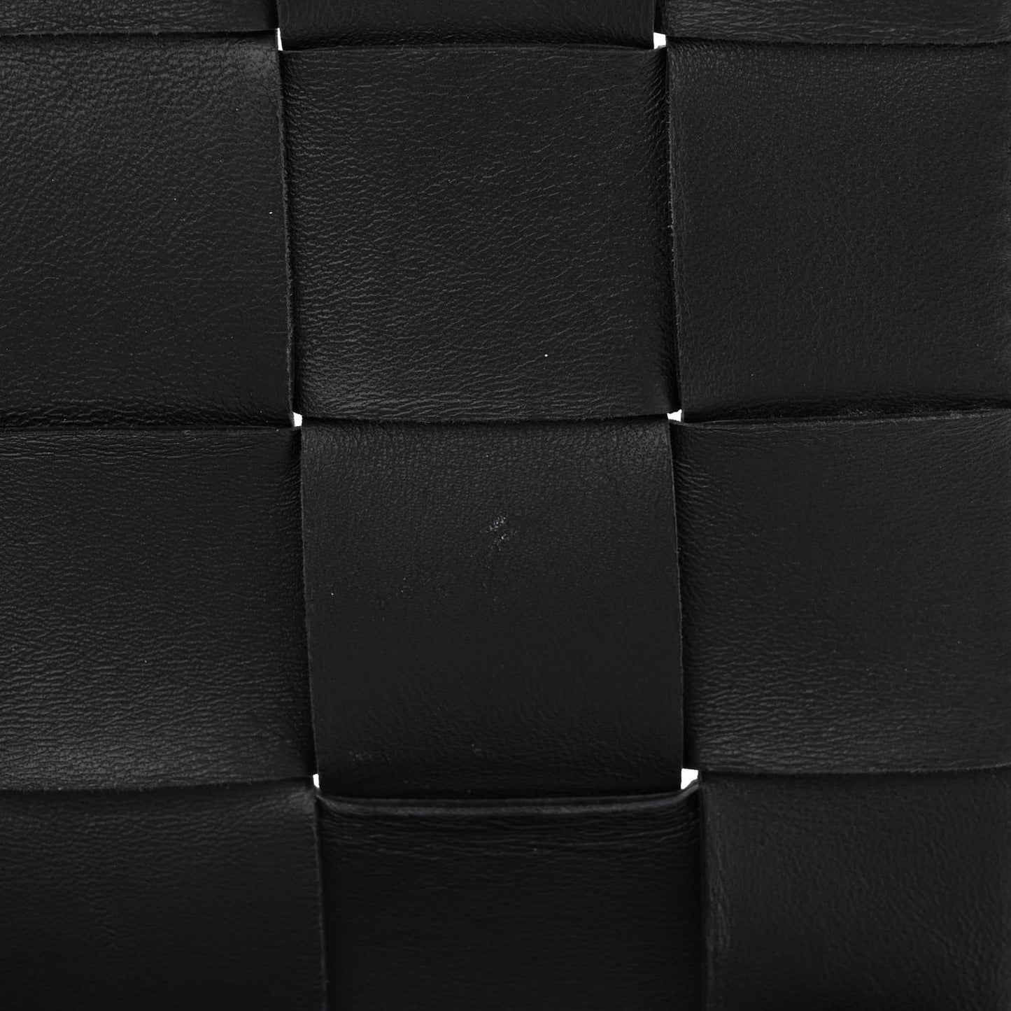 Lambskin Maxi Intrecciato Cassette Crossbody Bag Black