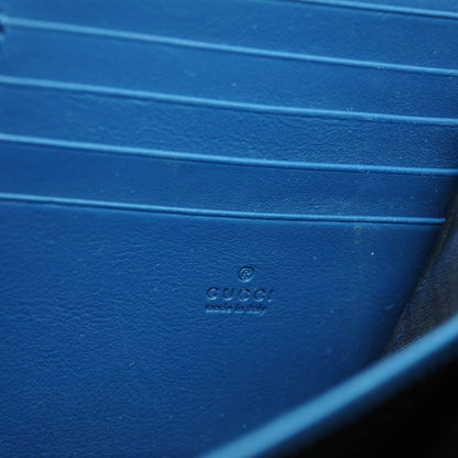 Gucci GG Supreme Monogram Blooms Mini Dionysus Chain Wallet Beige Blue Navy Vintage Blue 6 of 7