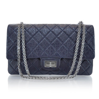 Chanel Aged Calfskin 2.55 Reissue 227 Flap Navy 1 of 9