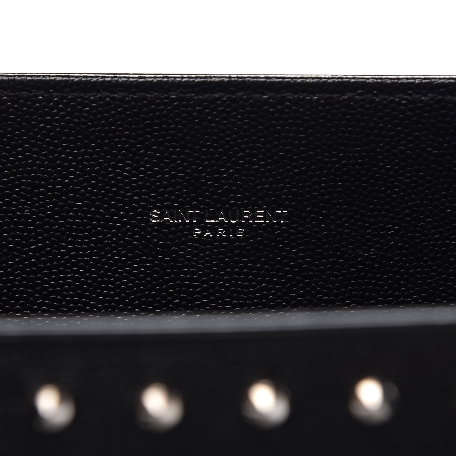 Saint Laurent Grain De Poudre Studded Small Sac De Jour Black 7 of 10