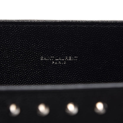 Saint Laurent Grain De Poudre Studded Small Sac De Jour Black 7 of 10