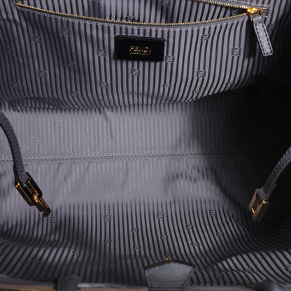 Fendi Vitello Elite Large 2Jours Tote Grigio Grigio Chiaro 5 of 9
