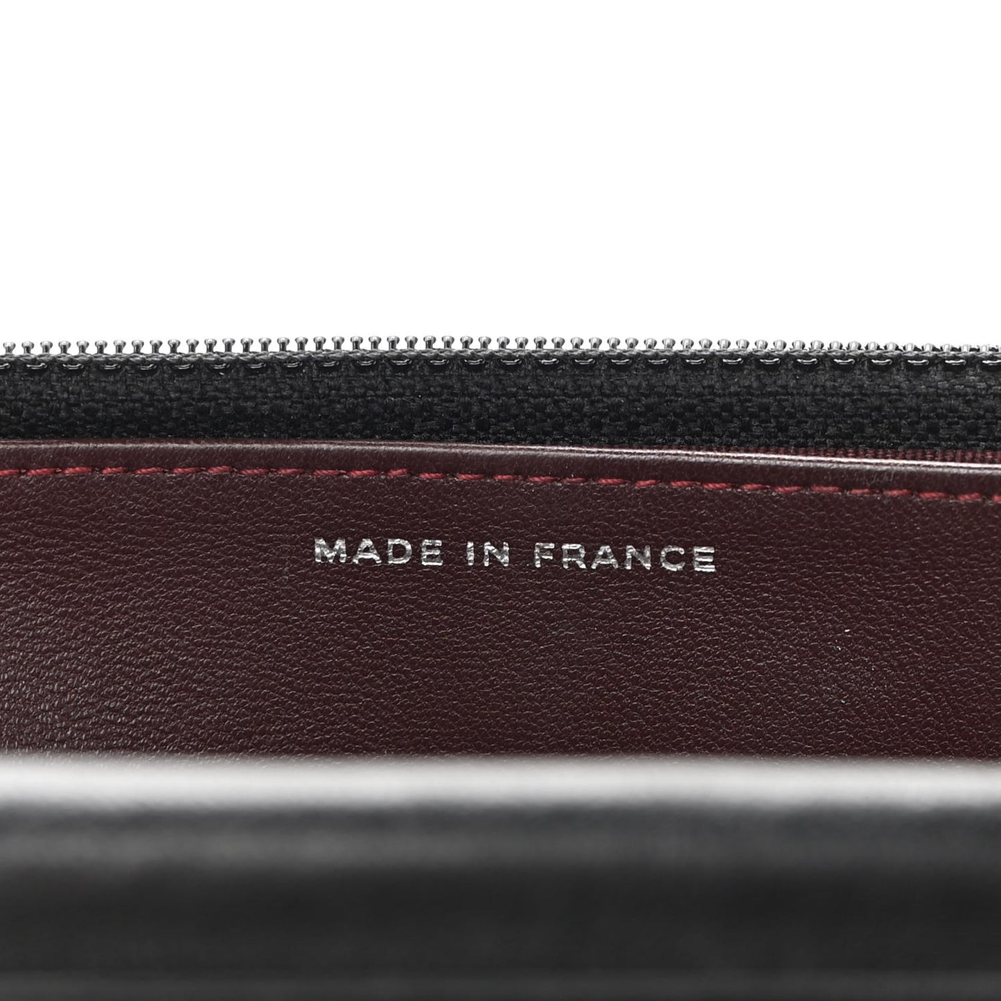 Lambskin Quilted Wallet On Chain WOC Black