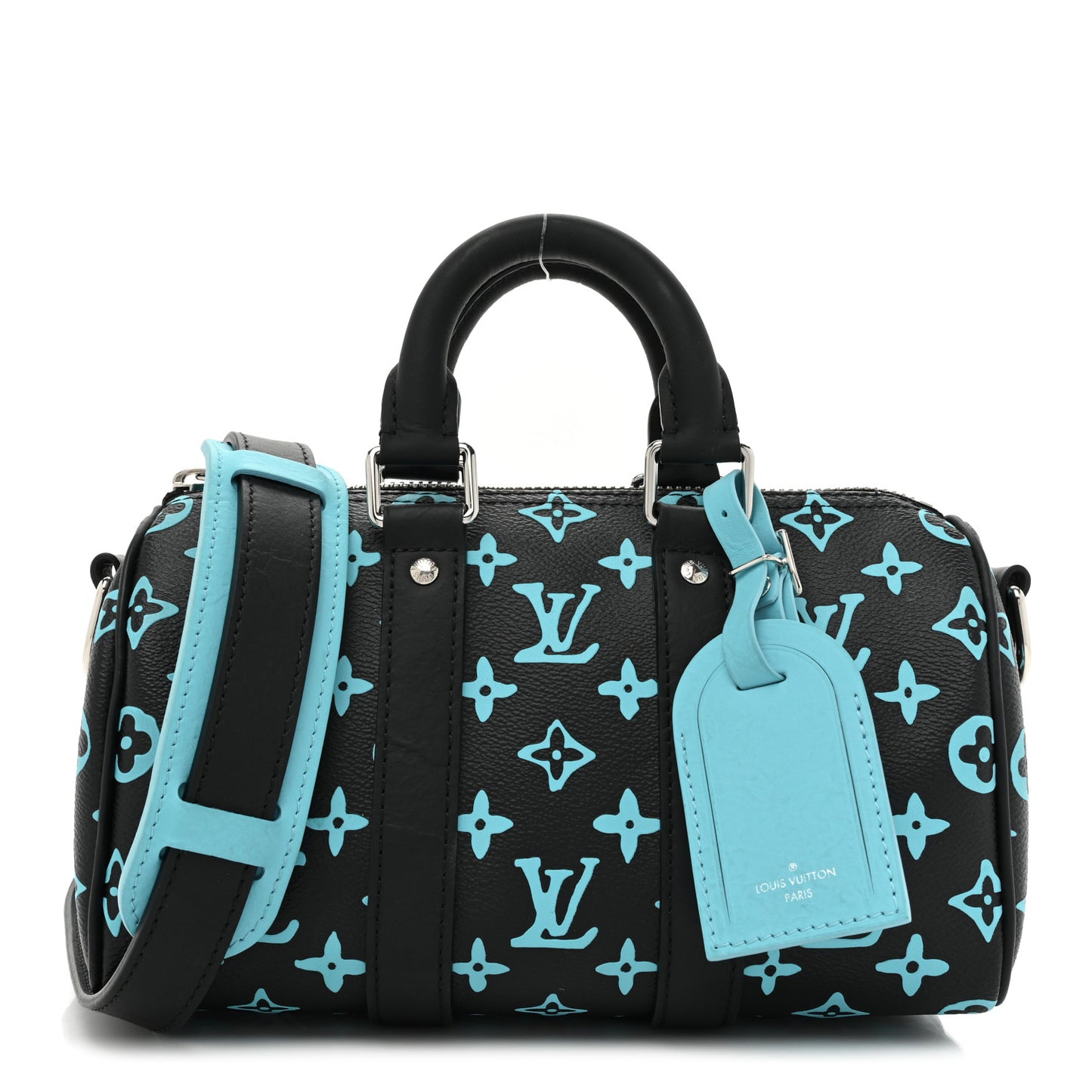 Monogram Playground Keepall Bandouliere 25 Black