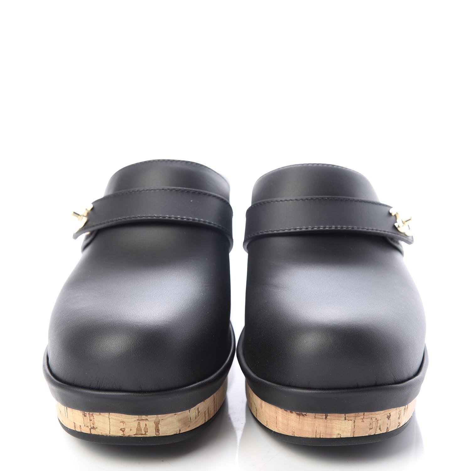 Chanel Calfskin CC Turn Lock Clogs 40 Black 2 of 10