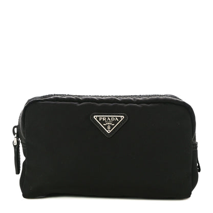 Prada Tessuto Nylon Saffiano Pouch Black 1 of 9