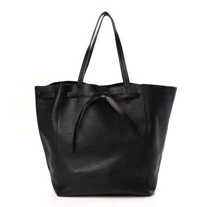 Celine Soft Grained Calfskin Medium Belt Cabas Phantom Black 1 of 8