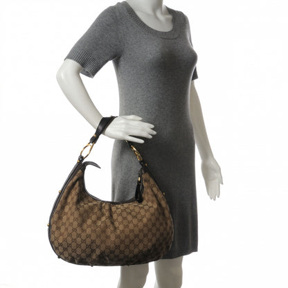 Gucci Monogram Interlocking Medium Hobo Ebony 2 of 7
