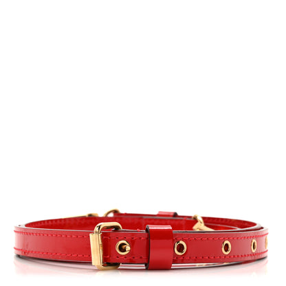 Louis Vuitton Vernis 16mm Adjustable Shoulder Strap Pomme D’Amour 2 of 3