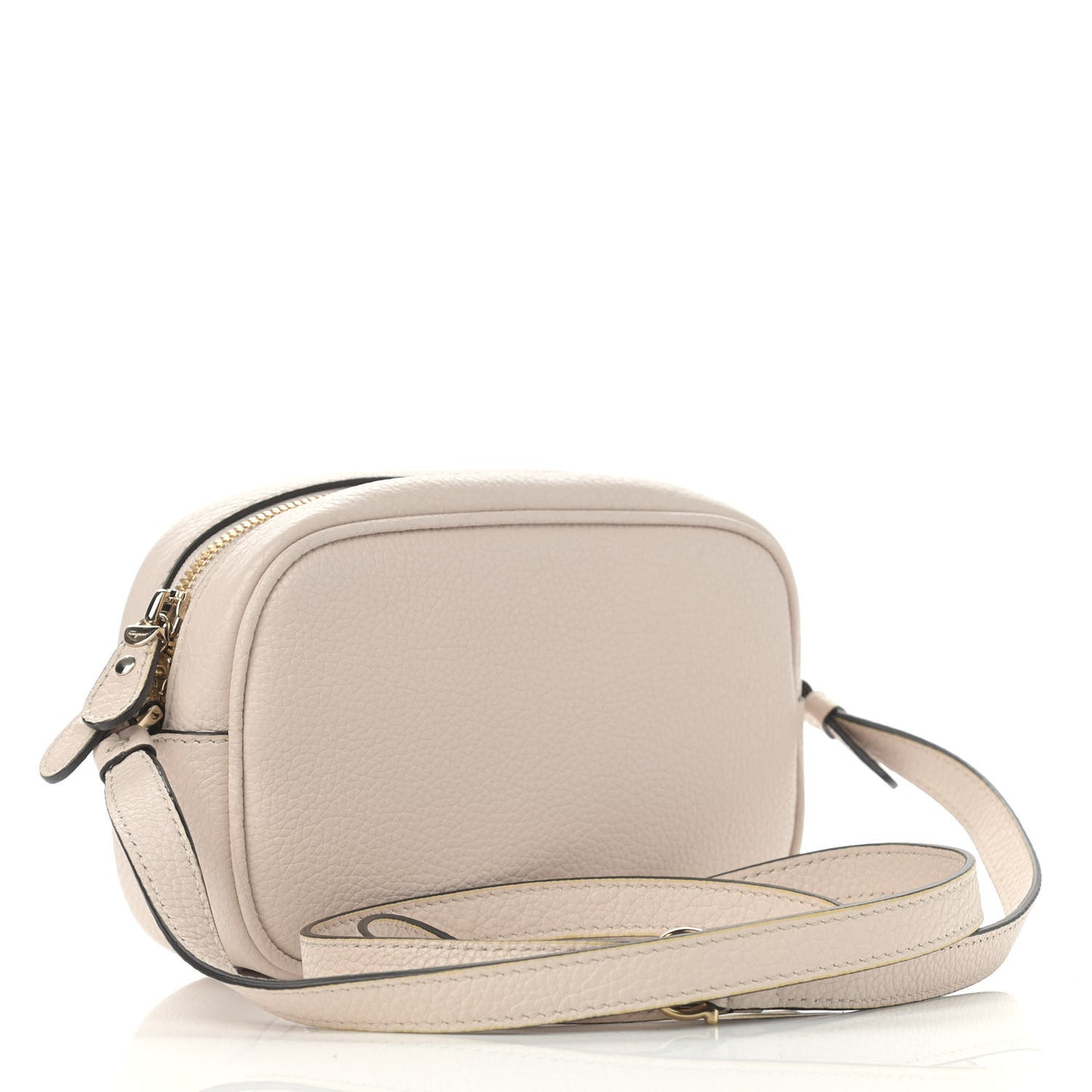 Calfskin City Goncho Crossbody Camera Bag Ivory