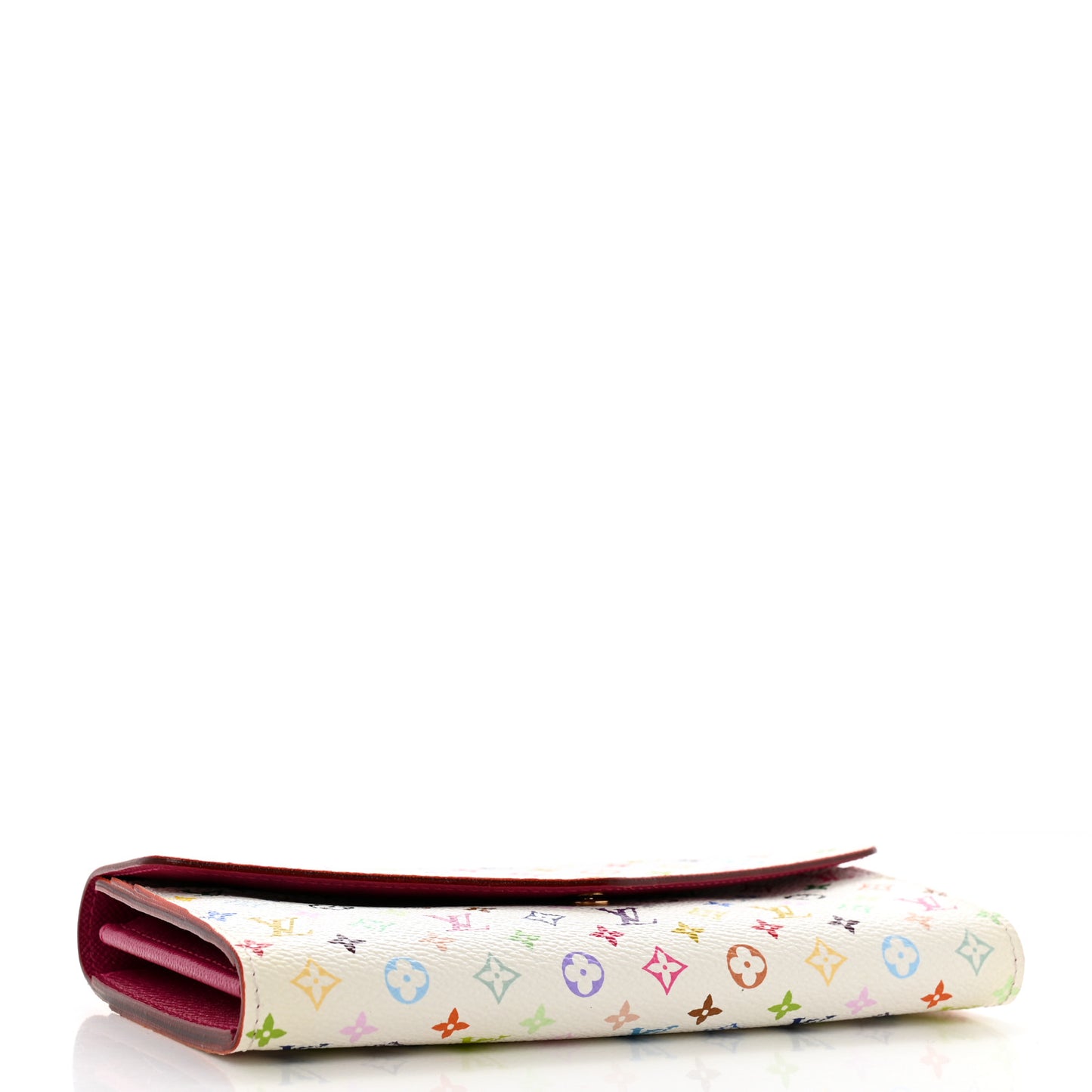 Monogram Multicolor Sarah Wallet NM White Litchi