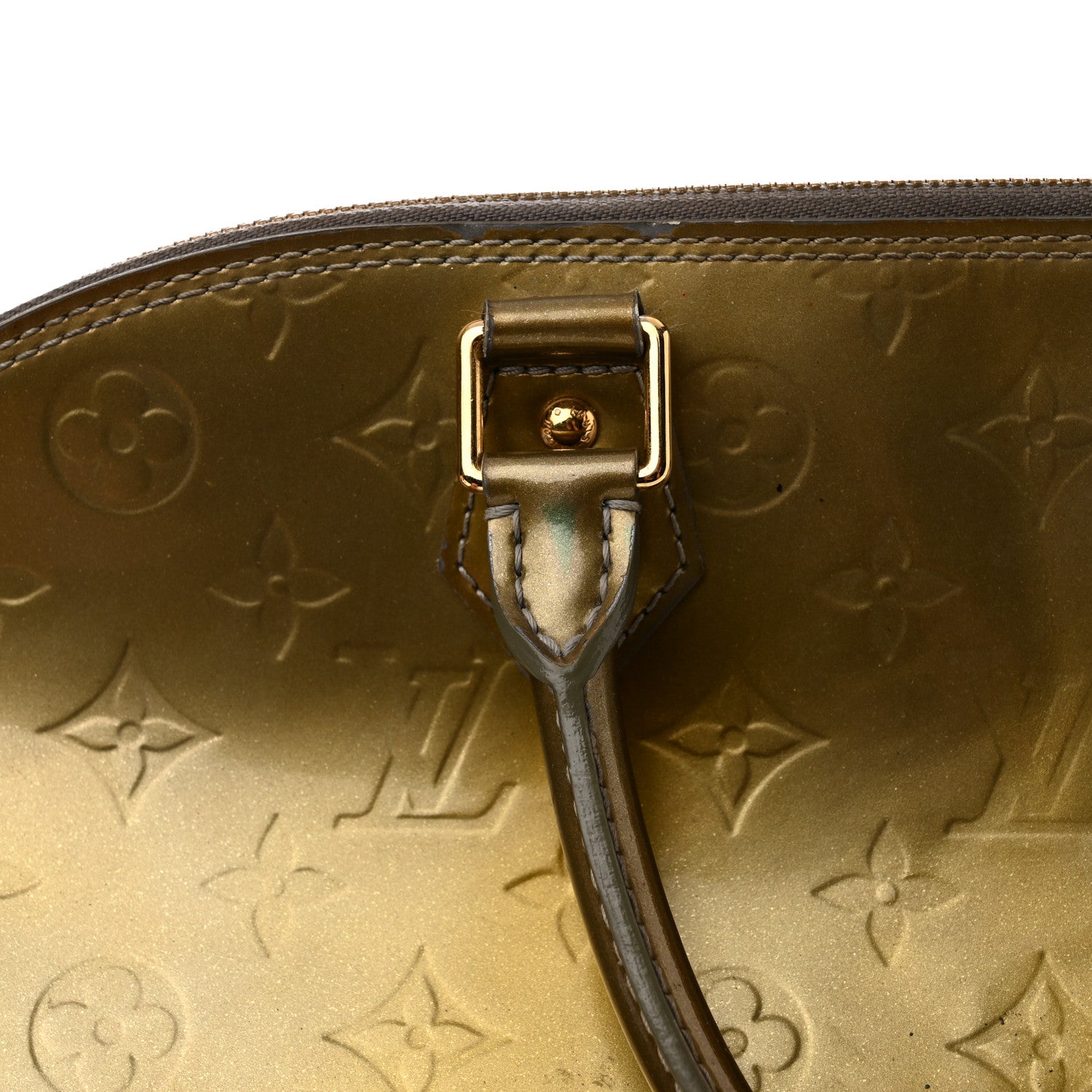 Louis Vuitton Vernis Alma GM Givre 9 of 17